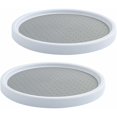 thumbnail image 1 of Plato giratorio de plástico para especias, 2 piezas de almacenamiento redondo para platos giratorios de especias, bandeja giratoria para estante de especias, plato giratorio para armario de cocina pa TUNC Sencillez, 1 of 5