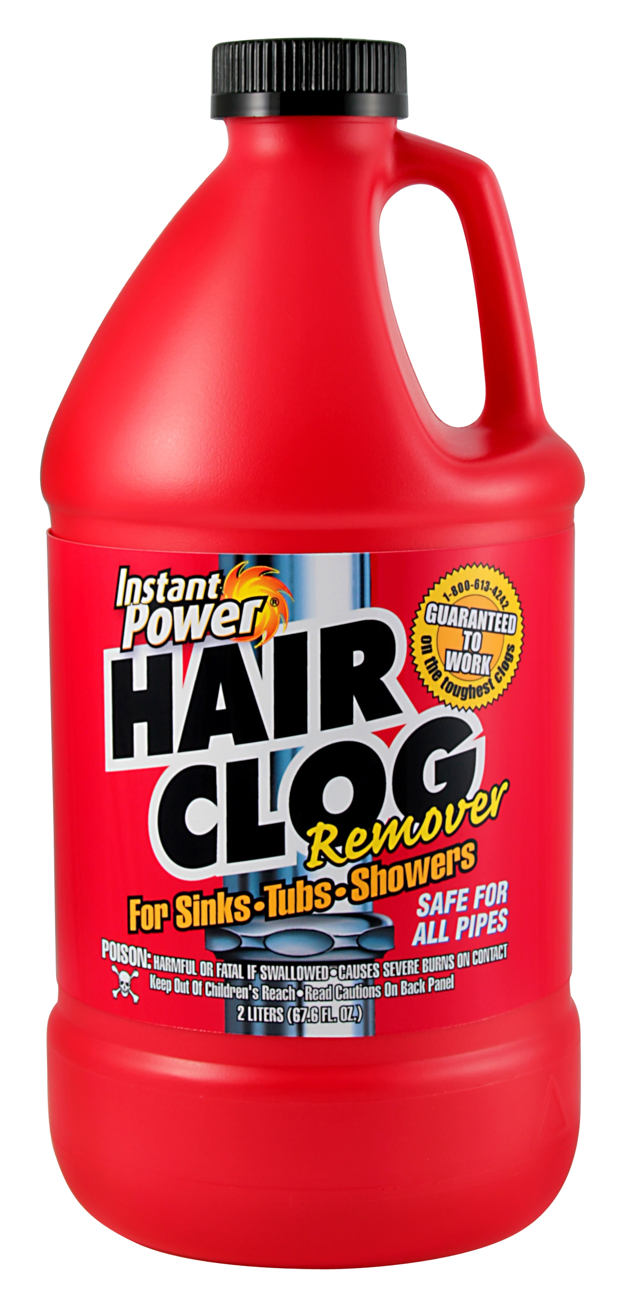 Instant Power Hair Clog Remover 67 Oz, Hair In Bathtub Drain Clean