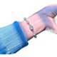 thumbnail image 5 of Pulsera gris con bombilla pequeña y luz fuerte, pareja femenina, envía novia, guardián, pulsera de amor JM, 5 of 5