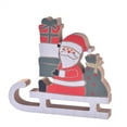 thumbnail image 2 of CuiLiyq Christmas Decorations Indoor, Cute Snowman Winter Tiered Tray Decor, Wooden Snowman Blocks Xmas Table Decoration, for Party Home Office Decoration, 2 of 2