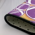 thumbnail image 5 of Shaggy Area Rug, cute purple American football Rugs for Living Room Bedroom Non Slip Door Mat Indoor Carpet Machine Washable Nursery Home Decor Floor Mats for Entryway 60x39in, 5 of 5