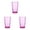 Pink, variant on Unbreakable Drinking Glasses 16.9 Oz Reusable Tumblers Set, Shatterproof Stackable Water Cups for Home Kitchen Restaurant, Dishwasher Safe Drinkware for Indoor Outdoor Use 3PC