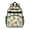 Robot and Octopuses, variant on Robot and Rockets Red Pattern Backpack for School, Cute School Bag with Adjustable Shoulder Straps and Padded Back, 15.25"x11.5"x5.25"