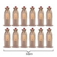 thumbnail image 1 of Fiudx Juego de Bolsas de Lino para Botellas de Vino, Decoración Navideña, Envase Reutilizable para Vino Tinto, Ideal para Fiestas o Comedores, Decoración Festiva, Incluye 1 Bolsa, Nuevo Diseño., 1 of 1