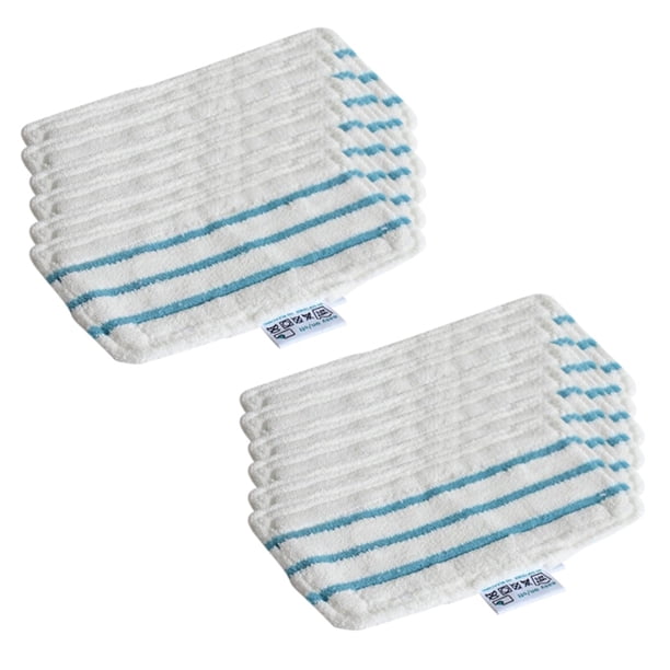 Almohadillas de Trapeador de 12 Piezas para Trapeador de Vapor Negro Y Decker FSM1610 FSM1630 Paño de Trapeador de Repuesto Lavable Y Reutilizable