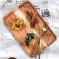 thumbnail image 3 of Clearance Sale!Norbi Wooden Plate Wooden Tray Rectangular Coffee Breakfast Bread Tray Fruit Tray Wooden Tableware Kitchen Supplies B, 3 of 6