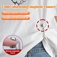 thumbnail image 3 of Multi-Function Magnetic Clothing Clips, 4 Pack Powerful Hijab Magnets with Chain, Multi-Purpose Magnetic Pinless Brooch, for Cardigan, Cuff Hem (Rose Red), 3 of 7