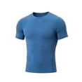 thumbnail image 6 of JTieacloth Men's T Shirts Performance Compression Workout Shirt For Wicking Athletic Top Gym Running Fitness Training Tee With Stretch And Breathable(Blue,XXL), 6 of 6
