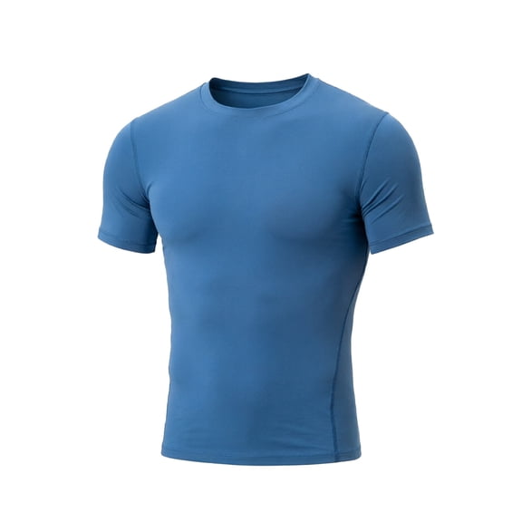XIYON Men's T-Shirts Performance Compression Workout Tee Shirt For Wicking Athletic Top Gym Running Fitness Training With Stretch And Breathable Streetwear Comfort