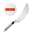 thumbnail image 6 of BESTONZON Stainless Steel Crescent Pan Pot Strainer Spaghetti Pasta Fry Drainer Handheld Kitchen Utensil, 6 of 6