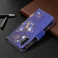 thumbnail image 5 of TECH CIRCLE Galaxy A14 5G Wallet Case,Premium PU Leather Zipper Card Slot Wrist Strap Magnetic Closure Kickstand Carrying Pouch Protective Case for Samsung Galaxy A14 5G 6.6 inch 2023,Purple Butterfly, 5 of 6