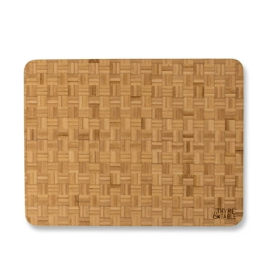 Thyme & Table 13"x17" Bamboo Endgrain Butcher Block