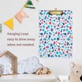 thumbnail image 6 of FMSHPON Floral Natural Shapes Clipboard Hardboard Wood Nursing Clip Board and Pull for Standard A4 Letter 13x9 inches, 6 of 7