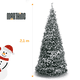 thumbnail image 3 of Arbol de Navidad Artificial Grande 2.1m Auto-Ensamble Pino Navideño Artificial Verde Armado Rapido y Facil en Un Minuto Marthing Pino Frondoso Realista, Elegante Resistente y Duradero, 3 of 11