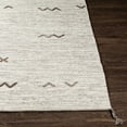 thumbnail image 2 of Hauteloom Yelm Wool Living Room, Bedroom Area Rug - Bohemian/Global - Gray, Brown - 6' x 9', 2 of 10