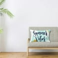 thumbnail image 2 of Hello Summer Sign Watermelon Pineapple Short Plush Car Waist Pillow Sofa Window Cushion Throw Pillow, 2 of 4