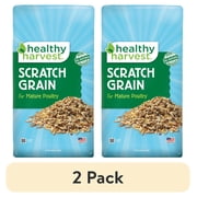 (2 pack) Healthy Harvest Scratch Grain Treat for Mature Chickens, 40 lb Bag