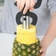 thumbnail image 3 of Sywqhk Pelador de piña de acero inoxidable, cortador de frutas, herramientas de cocina (negro) Sywqhk Para estrenar, 3 of 9