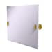 thumbnail image 3 of Allied Brass SB-93 Frameless Landscape Rectangular Tilt Beveled Edge Wall Mirror, Polished Brass, 3 of 3