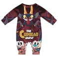 thumbnail image 2 of The Cuphead Show Baby Onesie Romper Footless Infant Long Sleeve Jumpsuit for Boys Girls, 2 of 8