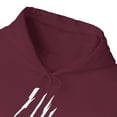 thumbnail image 5 of Effete Feline Claw Marks Scratch Unisex Heavy Blend™ Hooded Sweatshirt, 5 of 13