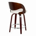 thumbnail image 6 of Pino Counter Stools for Kitchen Counter in Mahogany Wood and Faux Leather, Counter Height Chairs, Bar Stools Set of 2, Counter Height Chairs, Bar Stools For Kitchen Island, 6 of 6