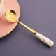 thumbnail image 5 of 4 cucharas para café con forma de flor, delicadas y duraderas, para helado y postre., 5 of 5