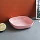 thumbnail image 1 of Xiao Hua Plato hondo de paja de trigo de 5,9 pulgadas, apto para microondas y lavavajillas, plato de plástico duradero, 4 piezas, color rosa, 1 of 5