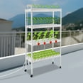 thumbnail image 2 of 4-Tier Hydroponic Grow Kit – Indoor Vertical Garden with 108 Planting Holes, Adjustable Water Pump, and Wheels – Compact & Efficient, Ideal for Vegetables, Herbs, and Flowers, 2 of 11