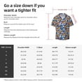 thumbnail image 5 of Goofa Colorful Butterfly1 Printed Men's Casual Short-sleeved Shirt,Lightweight Breathable Button-down,Summer Casual men's top,Versatile Fashion shirt-, 5 of 7