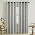 thumbnail image 3 of JVBTVB Blackout Curtains for Bedroom Living Room - Thermal Insulated, Sunscreen, Elegant Design with Grommet Top, 3 of 5
