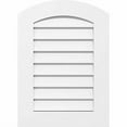 thumbnail image 2 of 26"W x 28"H Arch Top Surface Mount PVC Gable Vent: Non-Functional, w/ 3-1/2"W x 1"P Standard Frame, 2 of 4