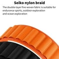 thumbnail image 2 of Lishi Adjustable Nylon Braided Loop Watch Strap - Compatible with 38/40/41mm and 42/44/45/49mm, 2 of 5