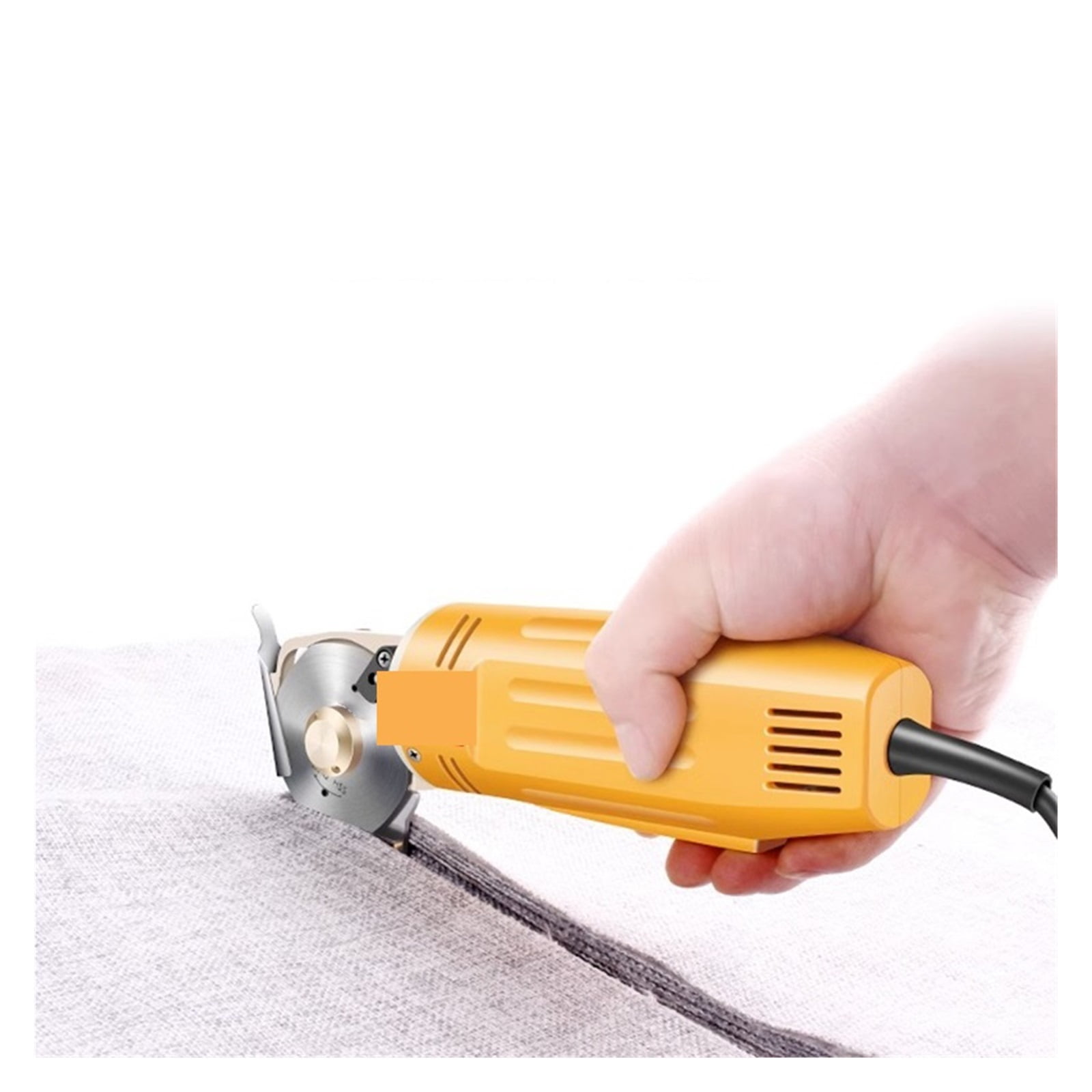 Electric Fabric Scissors Rotary Blade Fabric Tool Leather Fabric Electric Cutter Kit Cutting Saw Tool ,Easy to Use