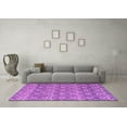 thumbnail image 3 of Ahgly Company Indoor Square Abstract Pink Modern Area Rugs, 6' Square, 3 of 4