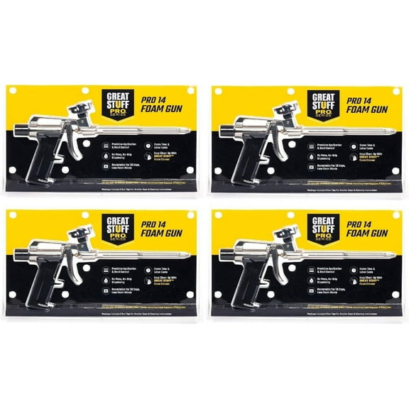 Dow Great Stuff Pro 14 Foam Dispensing Gun - Manual - 4 Pack, Multicolor