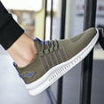 thumbnail image 7 of Frhoxug Men's Striped Running Shoes, Couple Mesh Breathable Sneakers For Outdoor Sports Tennis, 7 of 7