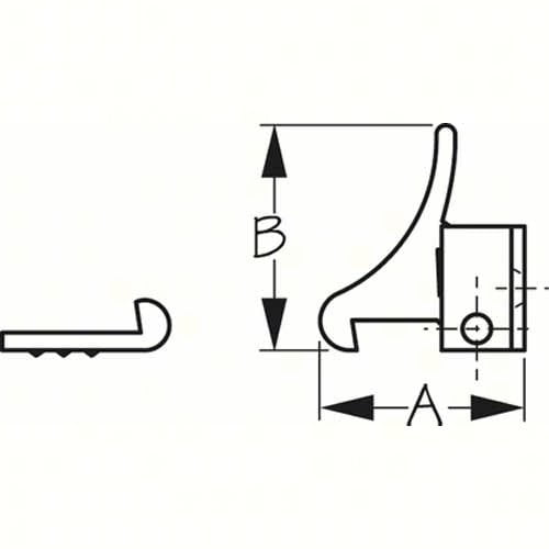 CHROME BRASS ELBOW CATCH