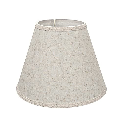 Aspen Creative 58877 Transitional Hardback Empire Shape Construction Flaxen, 12 "de ancho (6" x 12 "x 9") UNO LAMP SHADE Aspen Creative Decoración Hogar