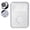 White 4, variant on Coin Slab Display Holders, Clear Acrylic Collectors Coin Protectors Storage Cases, Four-Point Fixation Collection Boxes for Storing Displaying 33mm Reeded Edge Old Coins Currency Medals