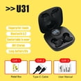 thumbnail image 4 of Teissuly Bluetooth 5.2 Wireless Earbuds Low-power Noise Cancellation Binaural Stereo HD Sound Quality For Sports / Office Teissuly WER202312131921, 4 of 7
