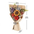 thumbnail image 6 of ROKR Flower Bouquet 3D Wooden Puzzle DIY Model Building Kits Toys for Adult Thanksgiving Day Mother's Day＆Teachers' Day＆Birthday Gifts,581PCS, 6 of 12