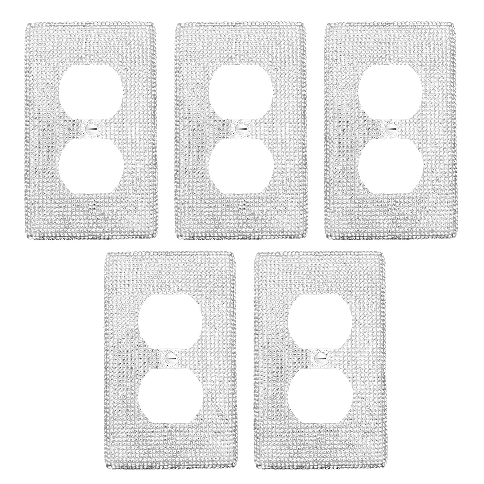 1-Gang Device Receptacle Wallplate Single Outlet Wall Plate/Panel Plate/Cover Light Panel Cover Illustration Font Art Plicing
