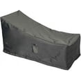 thumbnail image 5 of Shield Outdoor Titanium Polyester 73" Chaise Lounge Cover in Dark Gray, 5 of 6