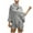 Gray, variant on Lindreshi Cardigan Sweaters for Women Fashion Women Winter Solid Button Knitted Capes Cardigans Sweater Coat