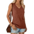 thumbnail image 2 of MOSHU Summer Tank Tops for Women Plus Size V Neck Sleeveless Tops Loose Fit Dressy Casual Shirts, 2 of 8