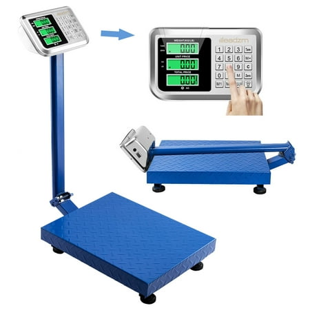 Personal Computing UBesGoo 660LB Weight Price Computing Scale Personal Floor Postal Platform Scale for luggage Warehouse Shipping ()