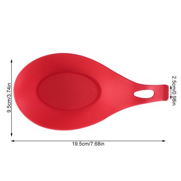 Cooking Utensil Rest Spatula Holder Soup Ladle Rest Spoon Holder Silicone Spoon Rest