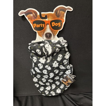 Party Dog - Small Dog Hoodie Ghost Halloween Party Costume