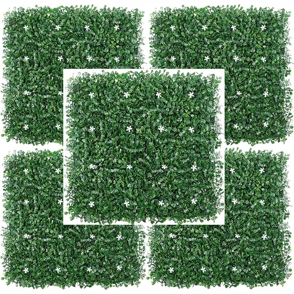 6 Piece Grass Wall Panel 20" X 20", UV protected artificial grass